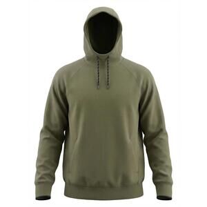 Men's Olive Green Pullover Hoodie Sweatshirt
